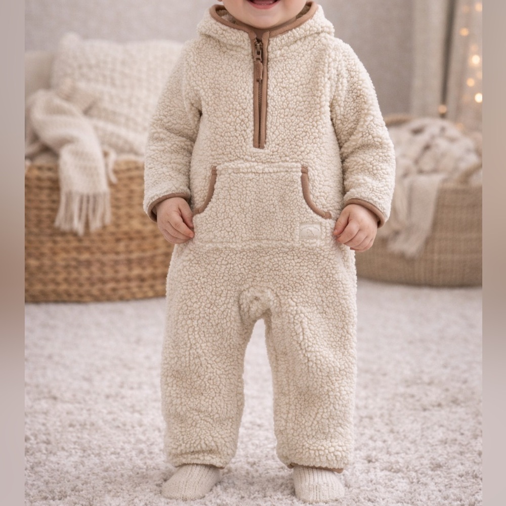 Carter’s Cozy Sherpa Onesie | Size 18 Months